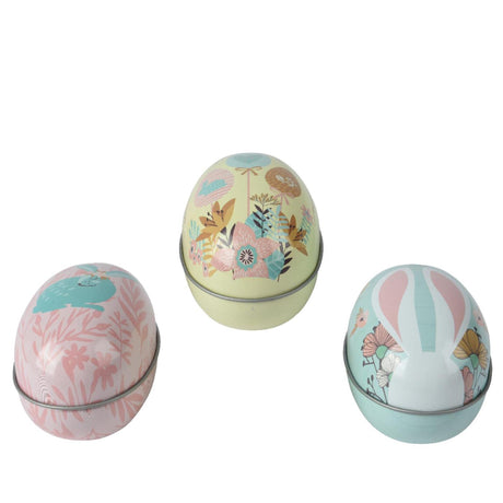 Decoris opbevaringsdåse påskeæg 11,5cm multi