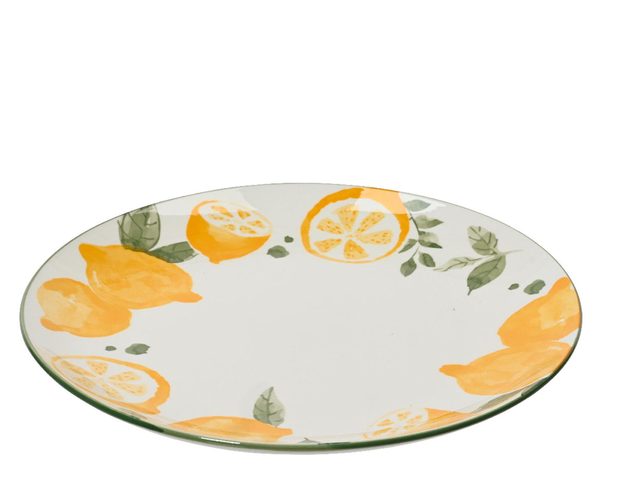 Decoris middagstallerken porcelæn ã˜26,5cm x h.2,6cm citron