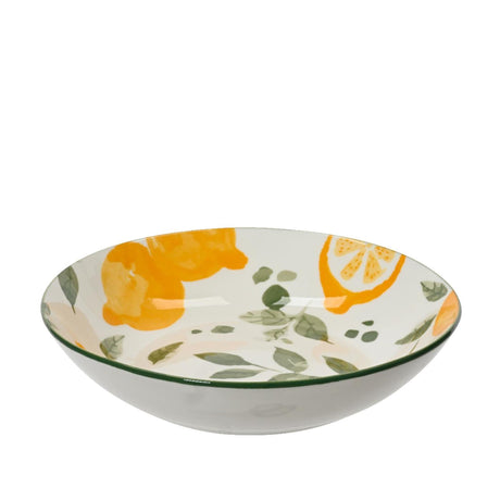 Decoris dyb tallerken citronporcelæn ø20x4,3cm