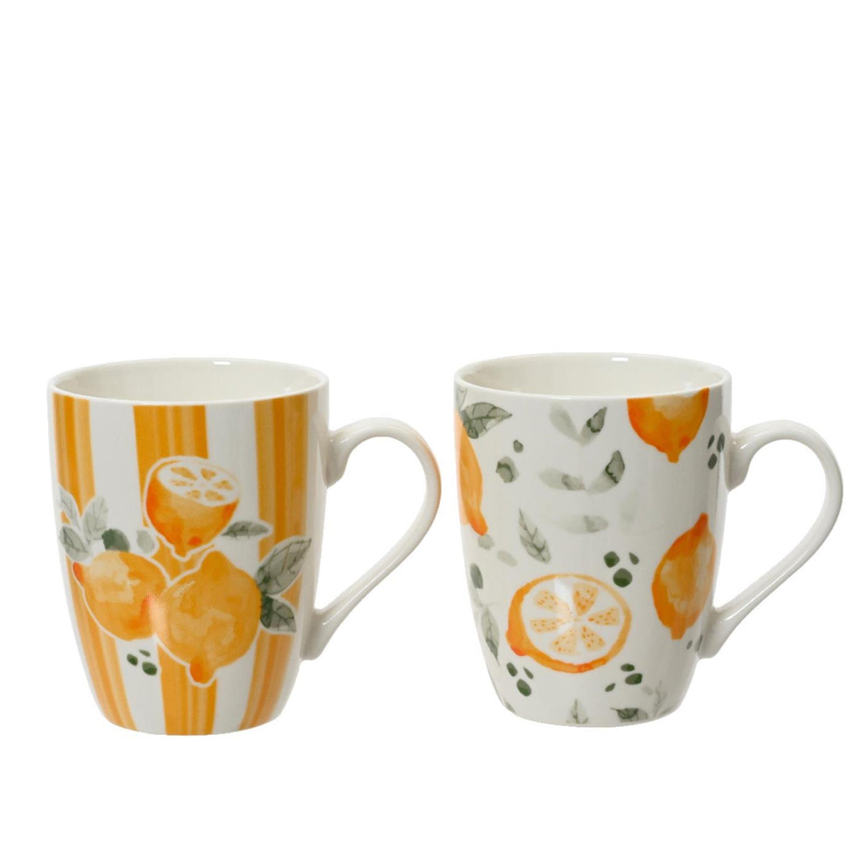 Decoris porcelæn krus 340ml citron