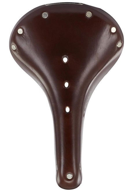 Brooks b17 standard klassisk bøjet lædersadel herre brun