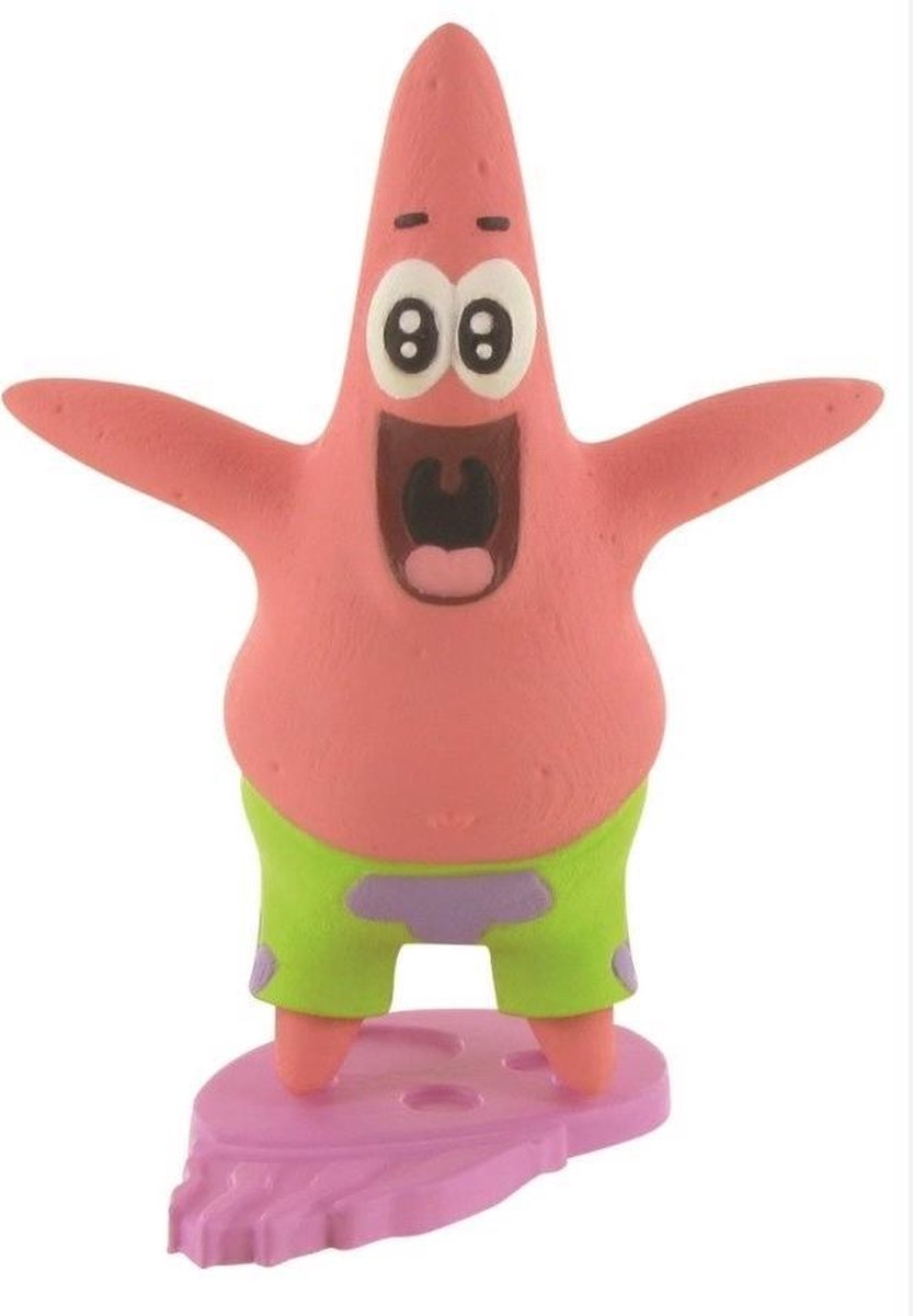 Comansi spille figur Svampebob patrick 7 cm pink