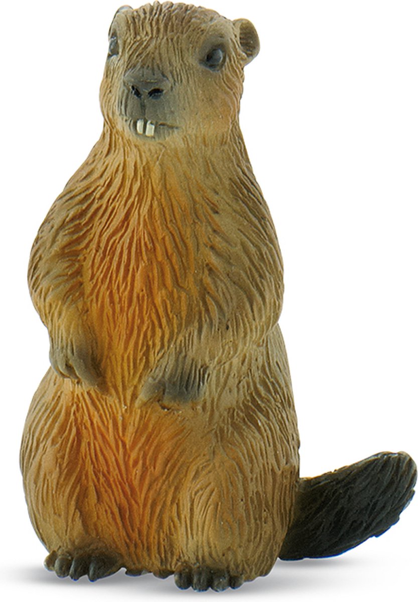 Bullyland 64455 – legefigur og samlermurmeldyrfigur – naturtro og detaljeret design – ideel som kagefigur og lille gave til børn fra 3 år.