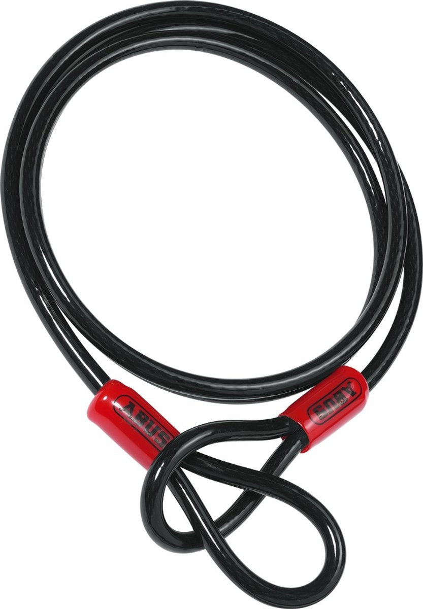 Abus Cobra 10 200 - Kabellås, 2m, sort