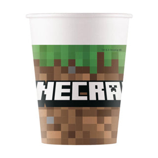 Minecraft papirkopper 8 stykker | 2 stk