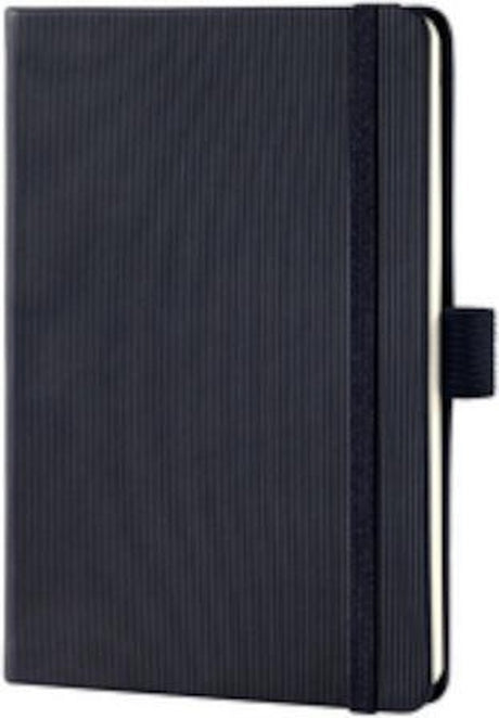 Sigel - notesbog - conceptum pure - a6 - sort - hardcover - 194 sider - linje - 80 gram papir - si-co132