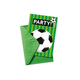 Fodbold invitationskort