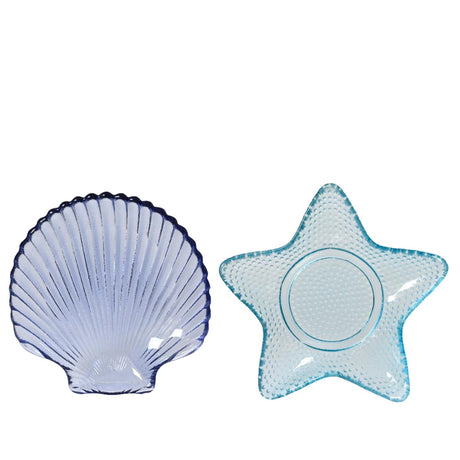 Decoris tallerken glas ø14cm skal eller stjerne