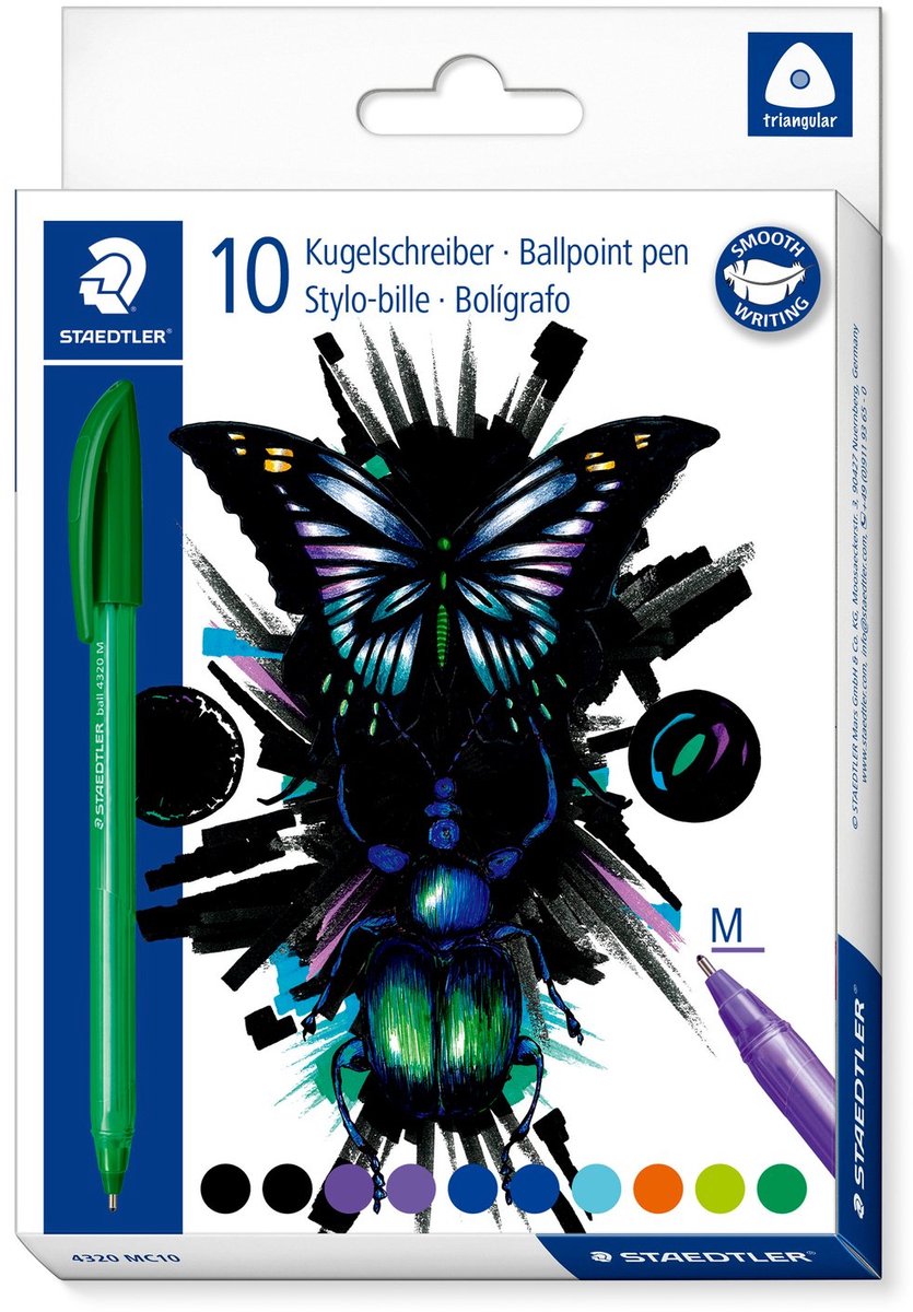 Staedtler 4320mc10e1, flerfarvet