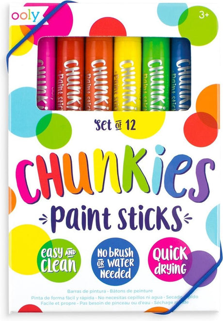 Ooly - chunkies - malertuscher - klassisk sæt - sæt med 12 stk