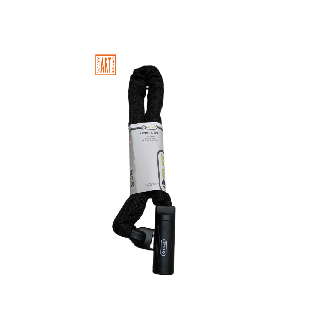 Falkx Secure 8 900 Chain Lock Black Art **