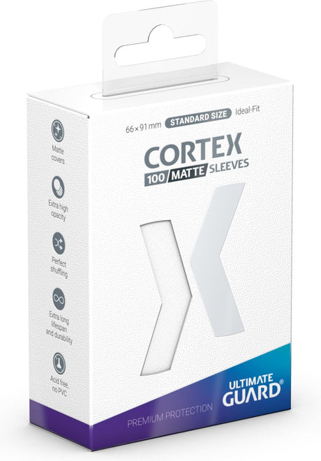 Ultimate guard cortex ærmer mat standard størrelse (100) - hvid