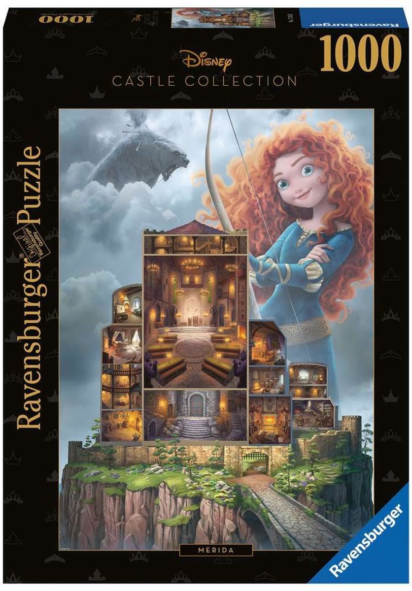 Ravensburger puslespil Disney slotte: Merida - puslespil - 1000 brikker