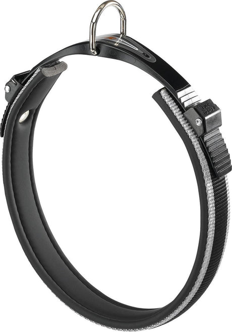 Ferplast hundehalsbånd ergocomfort 43 til 51 cm sort grå