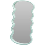 Home styling spiegel wave kunststof 55x30x2,5cm