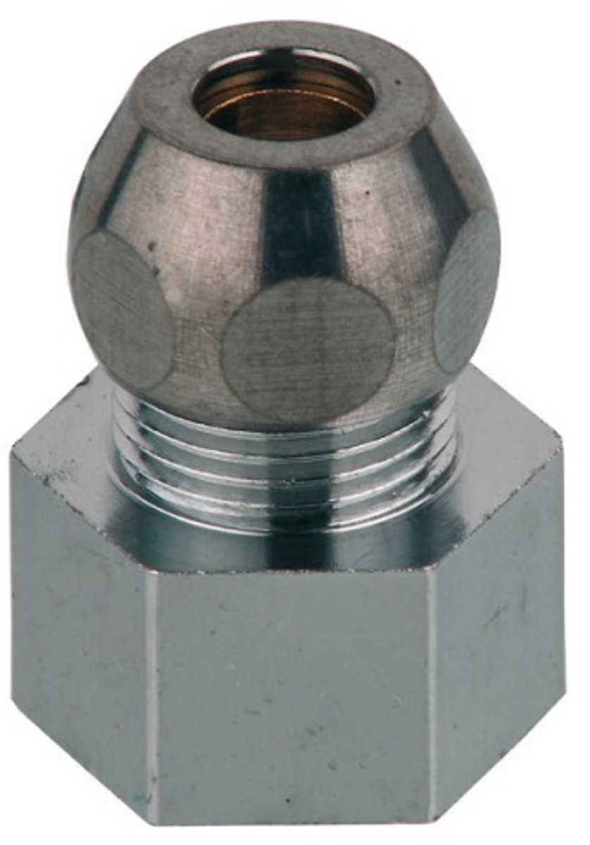 Kirchhoff ms kompressionsnippel - krom - 1 2 bi x 8 mmq