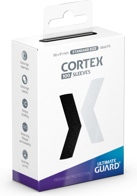 Ultimate guard cortex ærmer standard størrelse (100) - sort