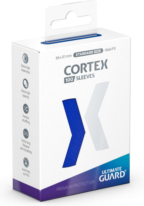 Ultimate guard cortex ærmer standard størrelse (100) - blå