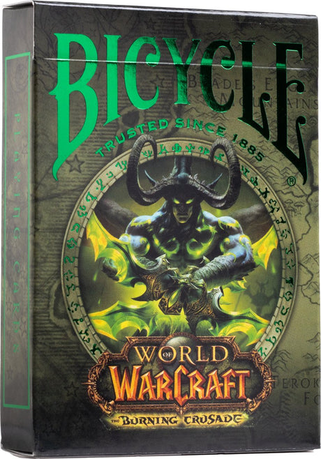 Bicycle world of warcraft brændende korstog - førsteklasses spillekort - ultimativer - poker - samlerobjekt - spilmerchandise