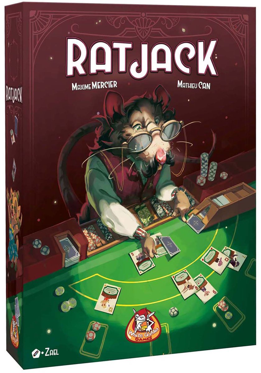 White goblin spil - ratjack - kortspil - 2 til 4 spillere - 20 minutter - fra 10 år - glat og interaktivt kortspil