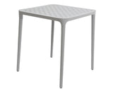 Bord porto plast 65x65x70cm grå