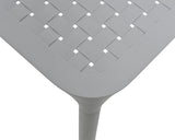 Bord porto plast 65x65x70cm grå