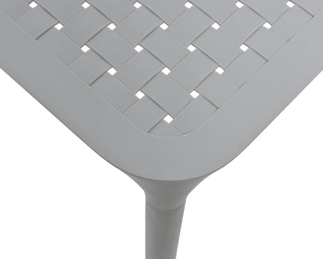 Bord porto plast 65x65x70cm grå
