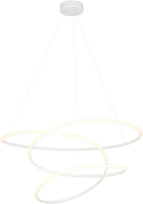 Eglo racale hanglamp - ø 78 cm - wit wit - instelbaar wit licht (warm, neutraal en daglicht)