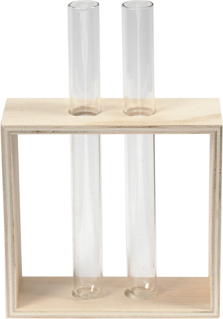 Creativ Company Wood Rack med reagensglas, 3dlg.