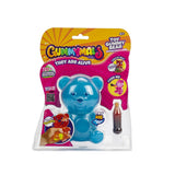Jiggly pets gummymals gummibjørn 12 cm + lys og lyd blå