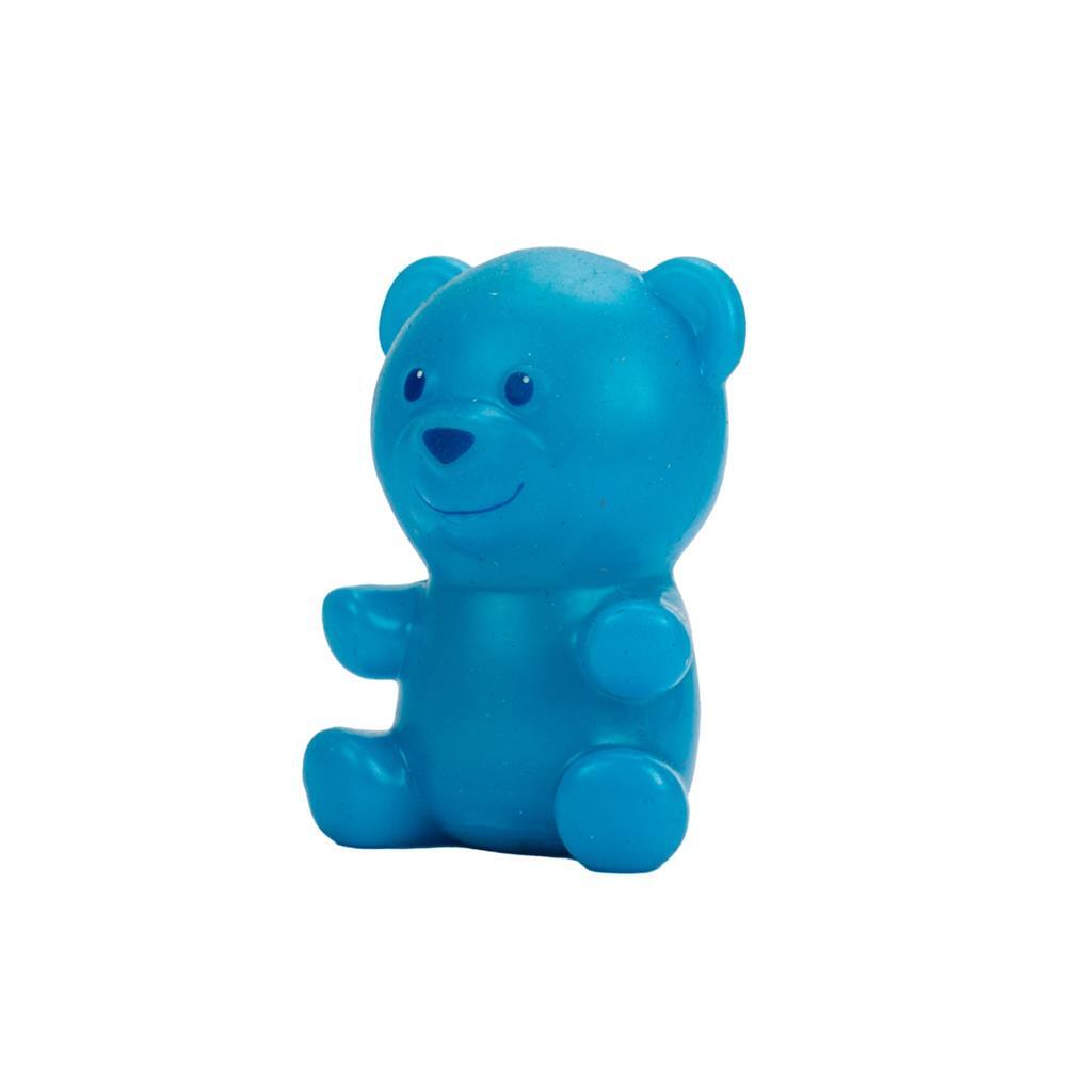 Jiggly pets gummymals gummibjørn 12 cm + lys og lyd blå