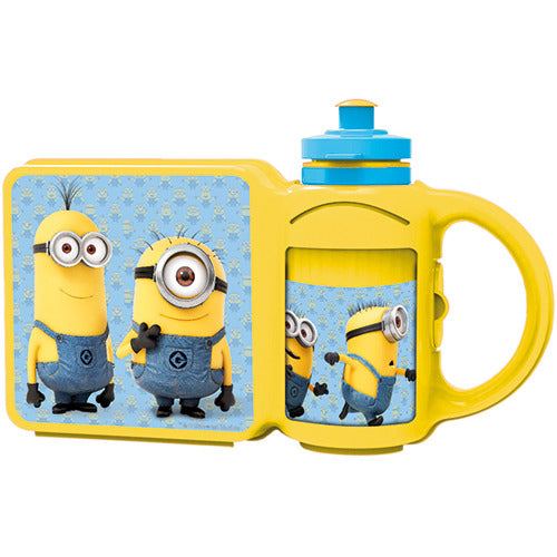 Minions kombinationssæt madkasse og drikkedunk