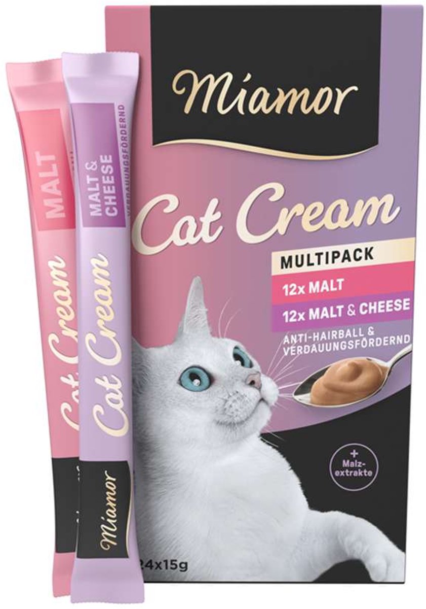 Miamor - snack multipak 24x15g - kattecreme