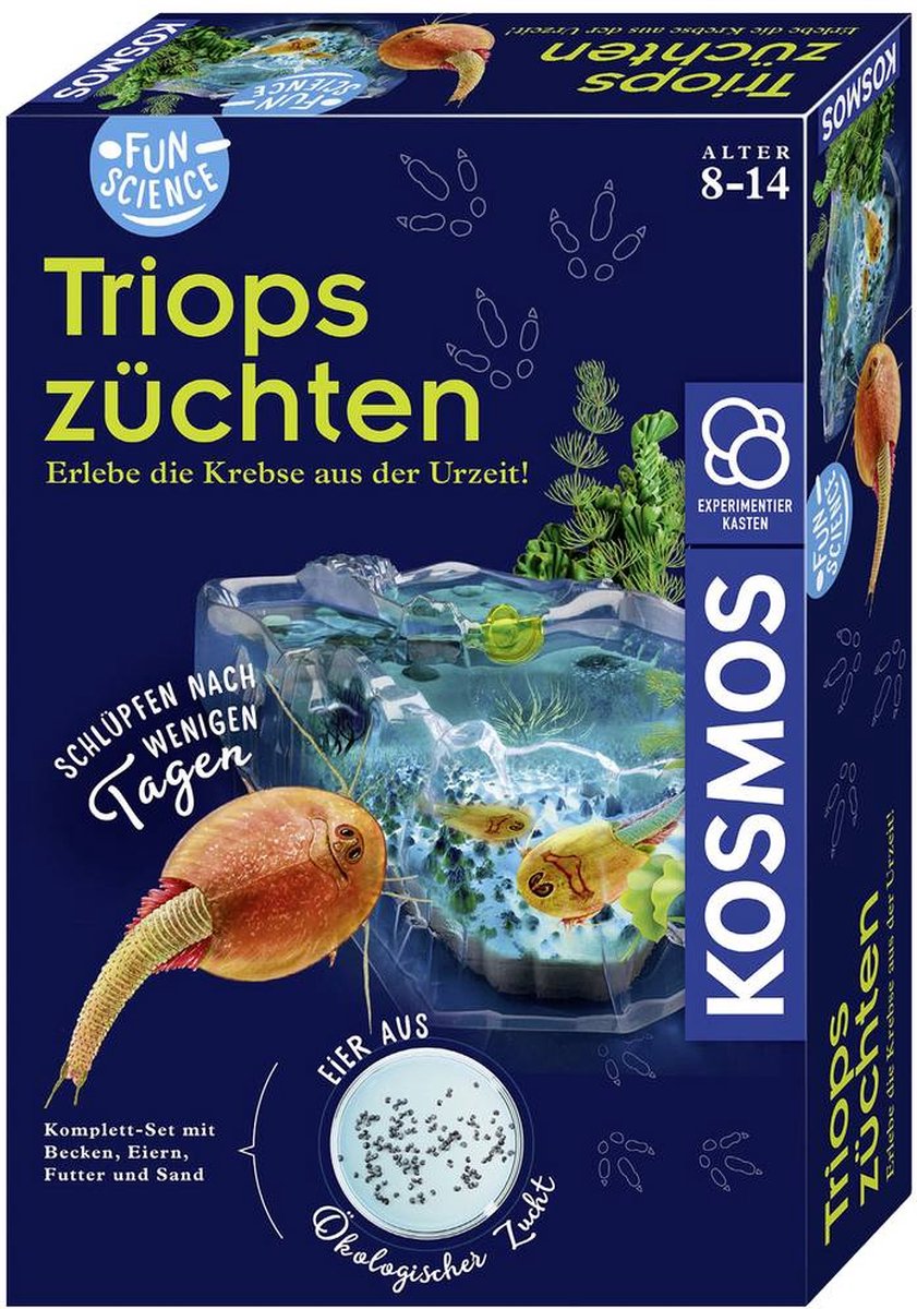 Kosmos 637231 sjove videnskabstriops züchten eksperimentboks fra 8 år