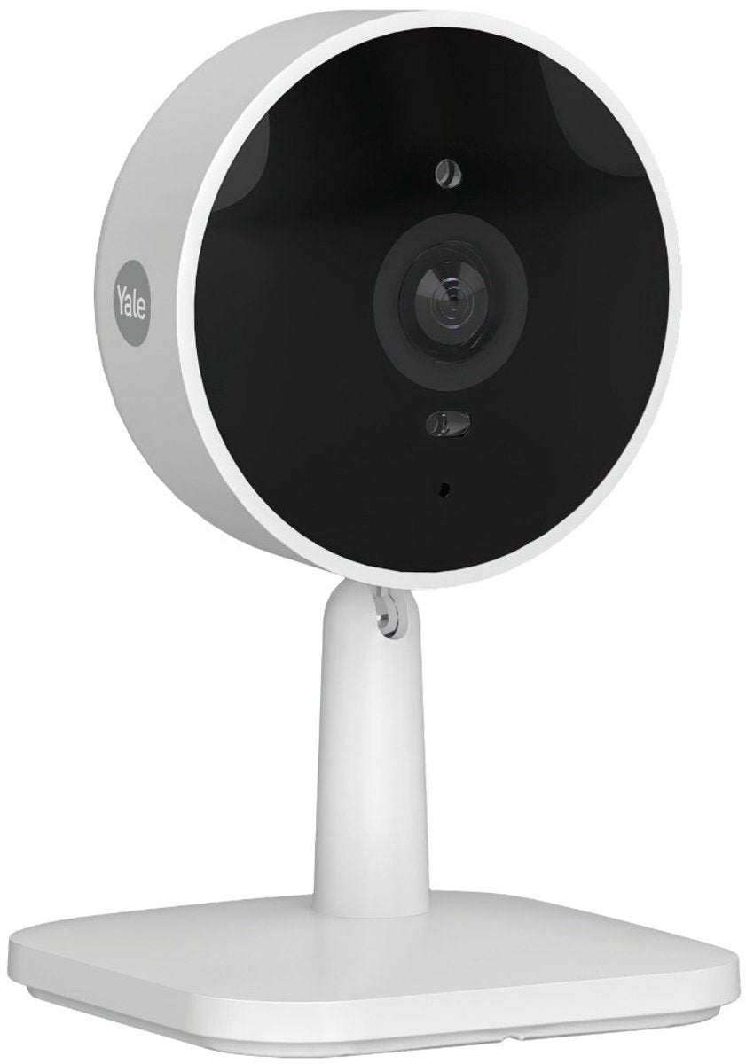 Yale - smart indendørs kamera - hvid - bevægelsesoptagelse - real-time notifikation