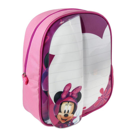 Cerda Disney Minnie Mouse rygsæk med skriveområde + 2 markører 25x31x10 cm pink