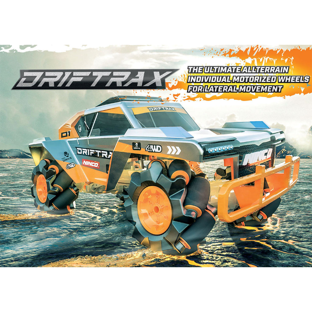 Ninco rc drift trax bil 34x18x15,8 cm grå orange