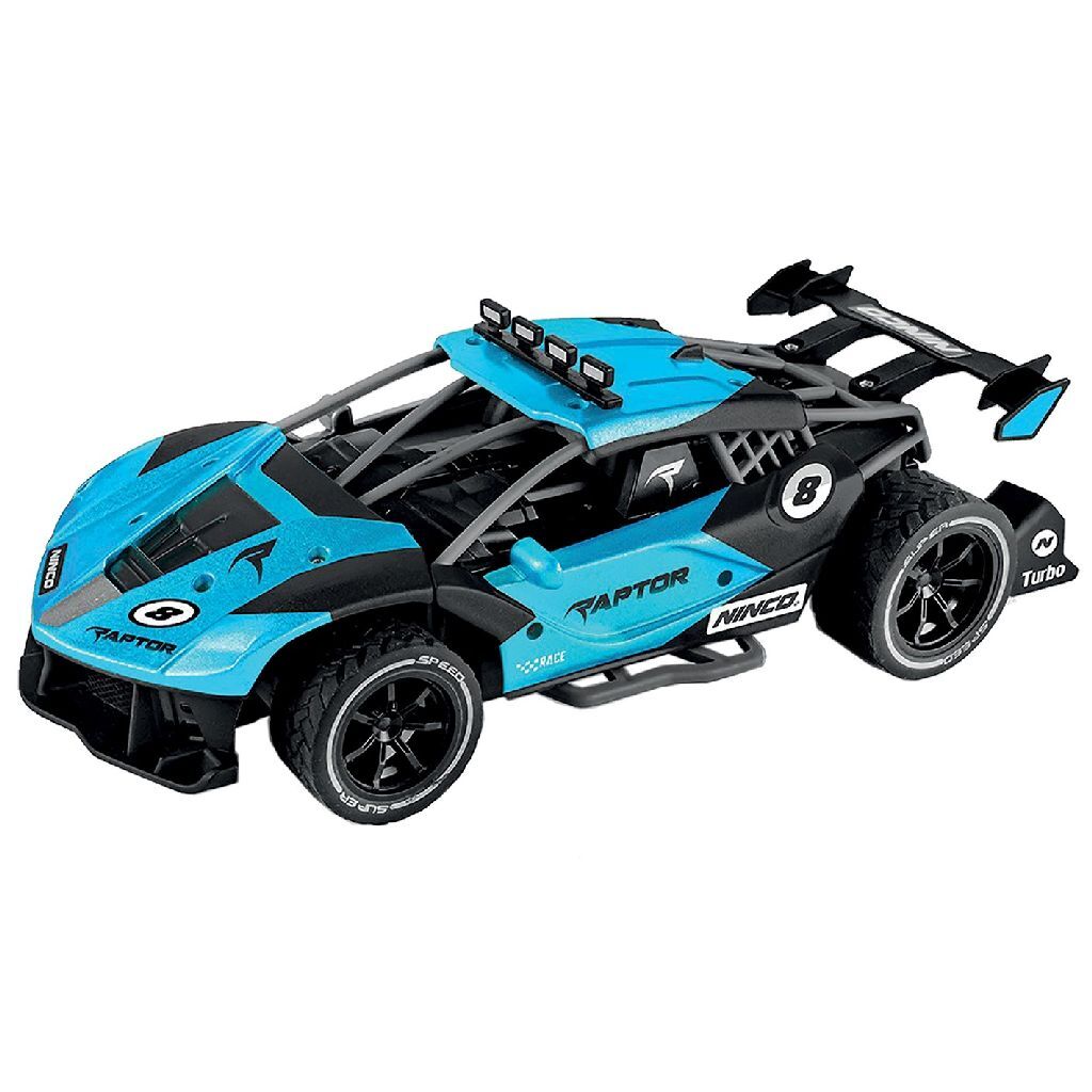 Ninco rc raptor 1:16 blå sort