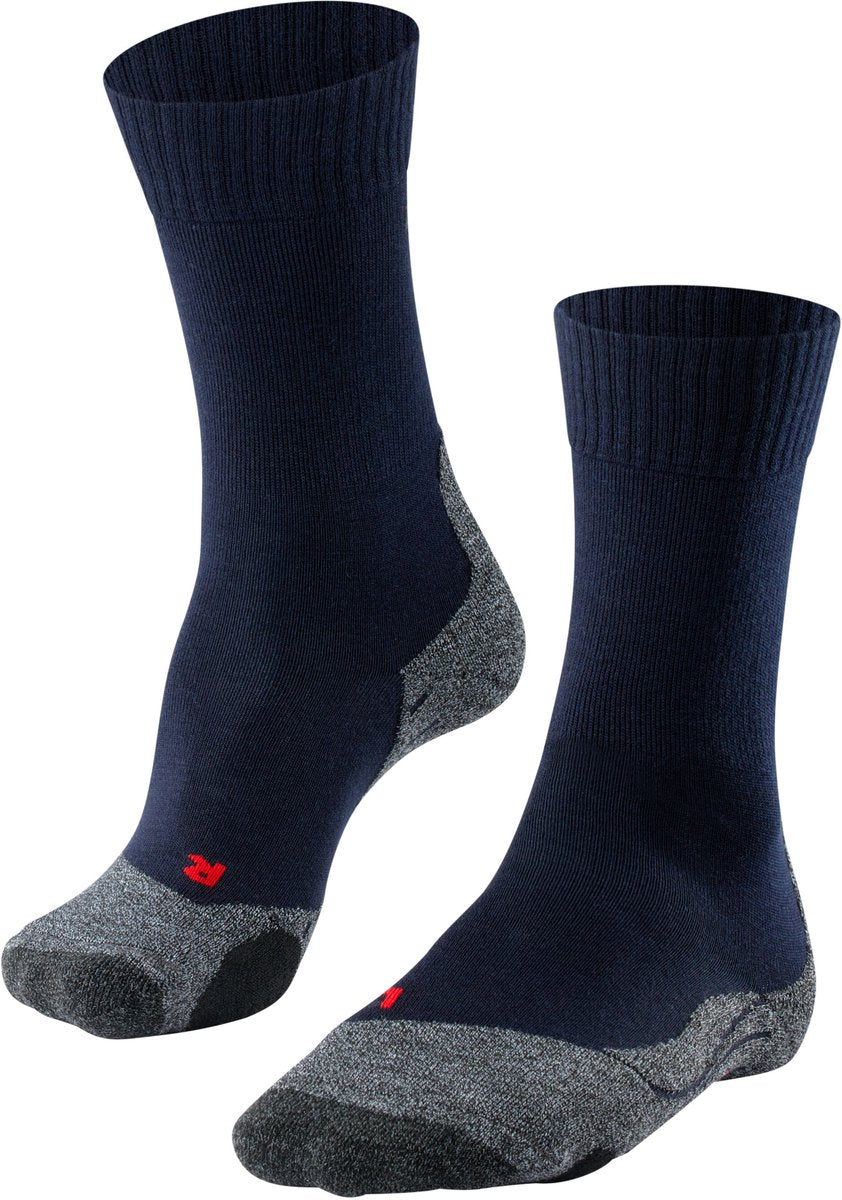 Falke tk2 anti-blister tykt uld funktionsmateriale gåstrømper herre blå - str. 39-41