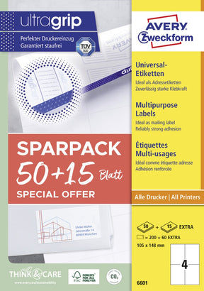Avery -6603-multipurpose etiketter