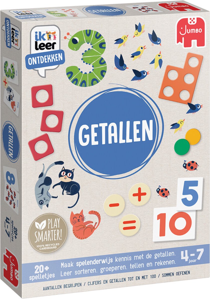 Jeg underviser i jumbo - opdag - tal - pædagogisk spil - fra 4 år