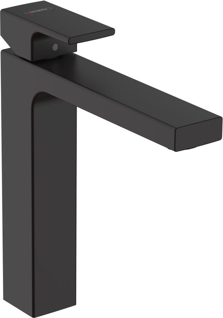 Hansgrohe vernis shape - wastafelmengkraan - ééngreeps bediening - zonder waste - 230mm maat - mat zwart