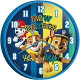 Paw patrulje vægur 25 cm blå