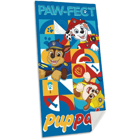 Paw patrol strandhåndklæde 70x140 cm bomuld