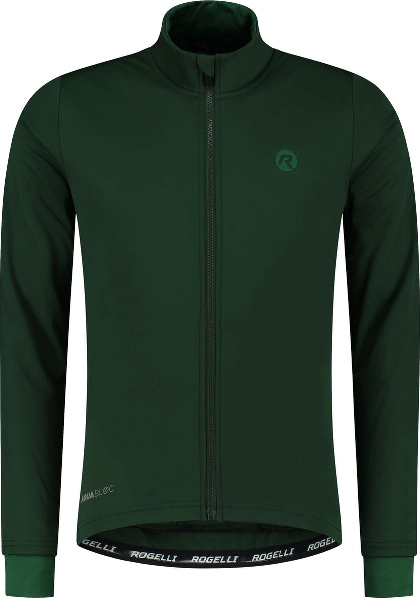 Rogelli essential fietsjack winter heren - legergroen - s