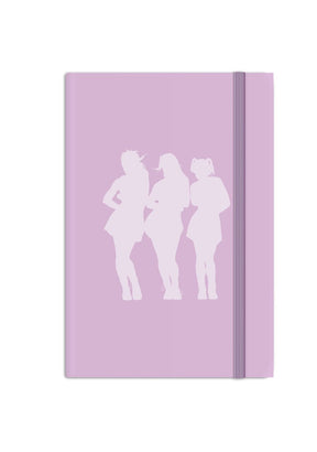 K3 originaler - notesbog - hardcover med elastik - 14 x 21 cm - foret papir