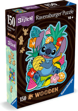 Ravensburger træpuslespil disney stitch - puslespil - 150 brikker