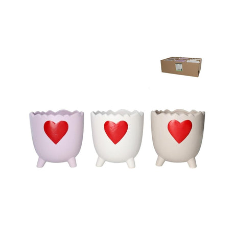 Bloempot romeo 3 assorti 12,5x12,5x12,5 cm