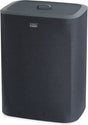 Joseph joseph tota vasketøjskurv - 2 rum - vasketøjssortering - 90 liter - sort