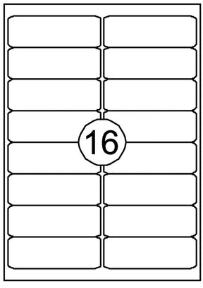 Merkloos sans marque printeretiketten 99,1mmx33,9mm